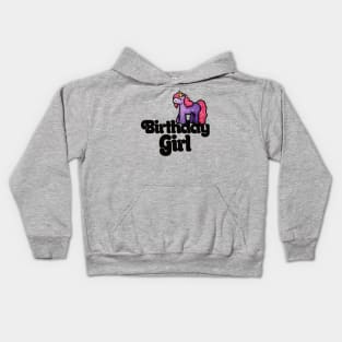 Birthday Girl Unicorn Kids Hoodie